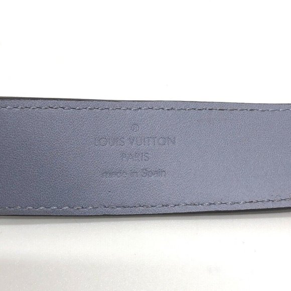 LOUIS VUITTON  MonogramEmpreinte Ceinture-Gracieux belt blue - Picture 5 of 9